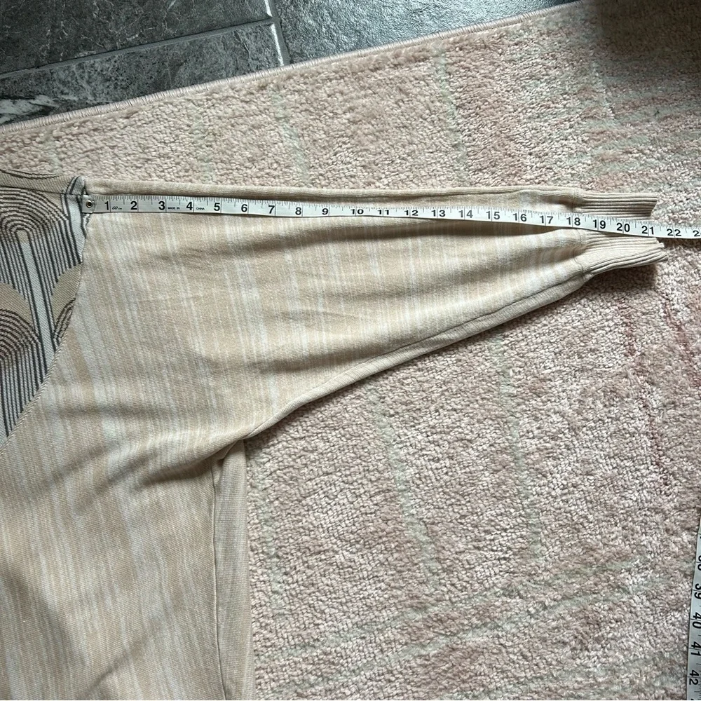 Anthropologie Daily Practice Knit Sweater Dolman Sleeves Neutral Size Large - Picture 8 of 11